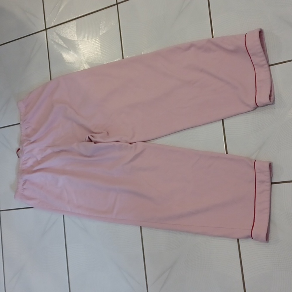 4/$40 Pink Fleece Floral Pajama Set - Size Large - Picture 6 of 9